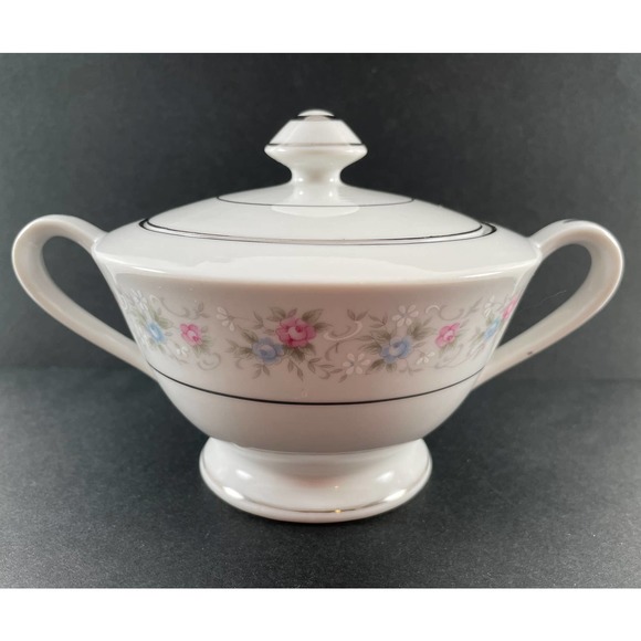 Rosemary 5555 M Fine China Covered Sugar Bowl - Picture 3 of 9